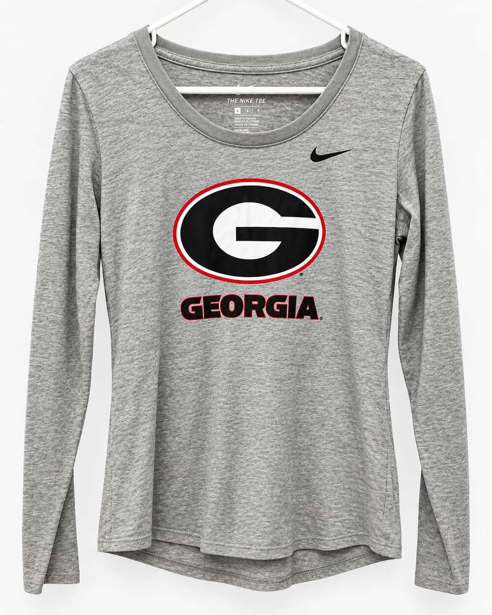 Nike Georgia Bulldogs Women’s Long Sleeve Tee Gray UGA Size Medium